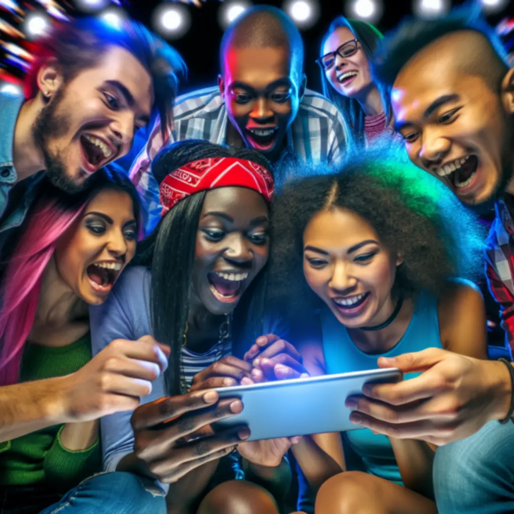 Videó állókép Twister Air csapatmódról, táncoló és nevető játékosokkal.