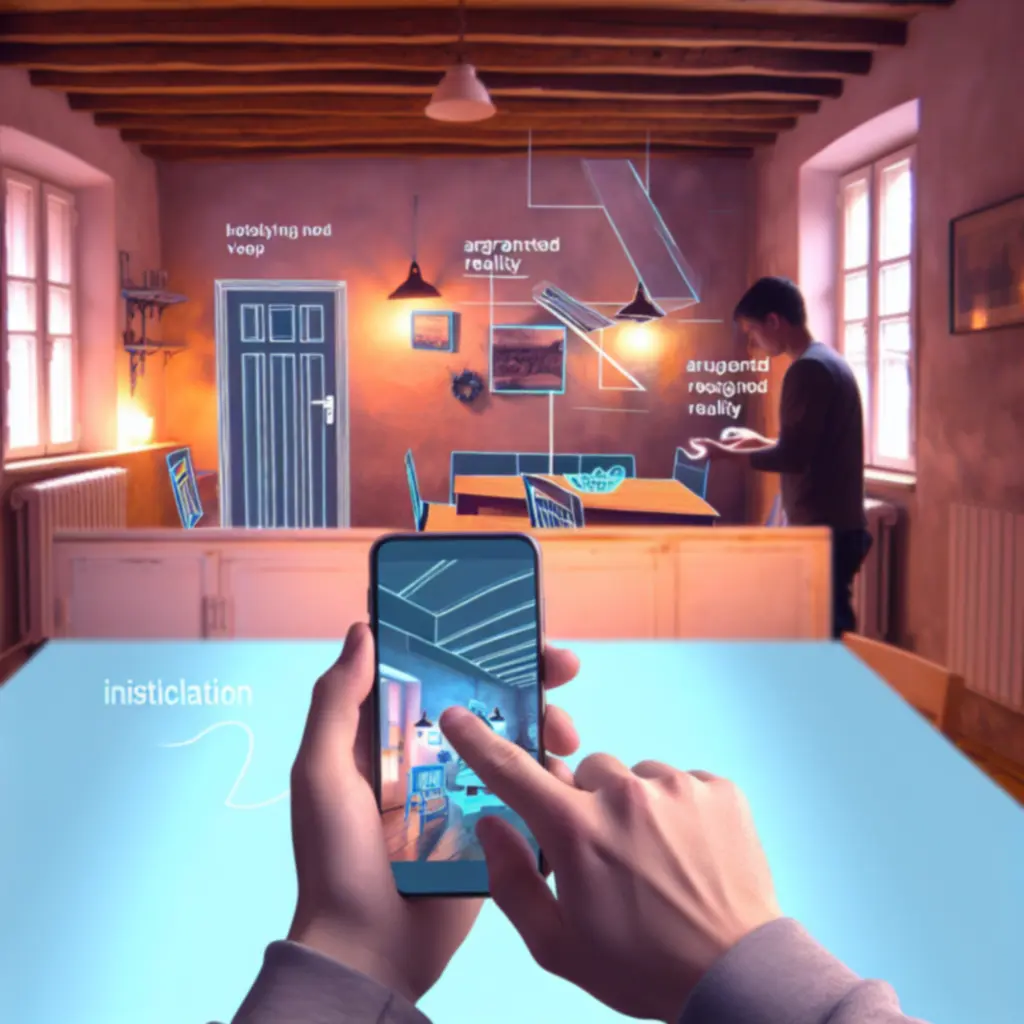 Telefon kijelzőjén megjelenő Twister Air telepítési lépések illusztrációja